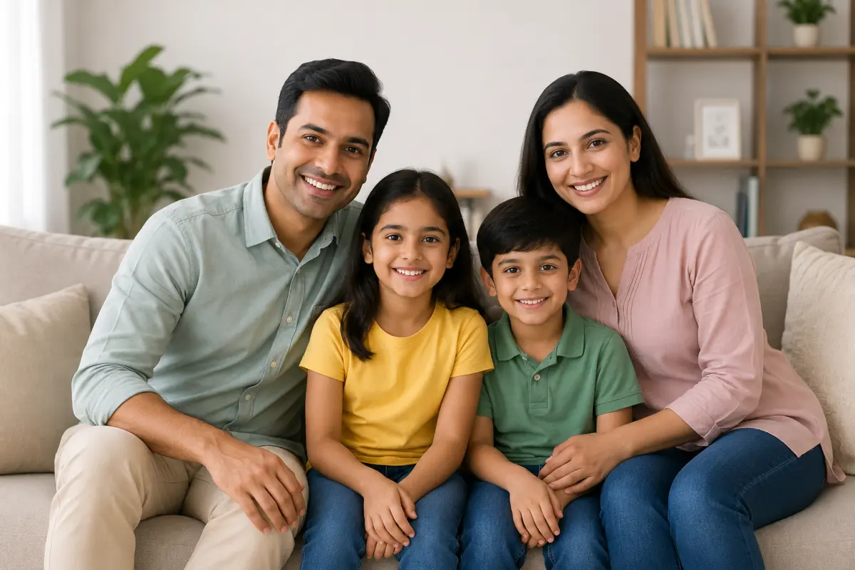 Healthy Indian Family Health Awareness